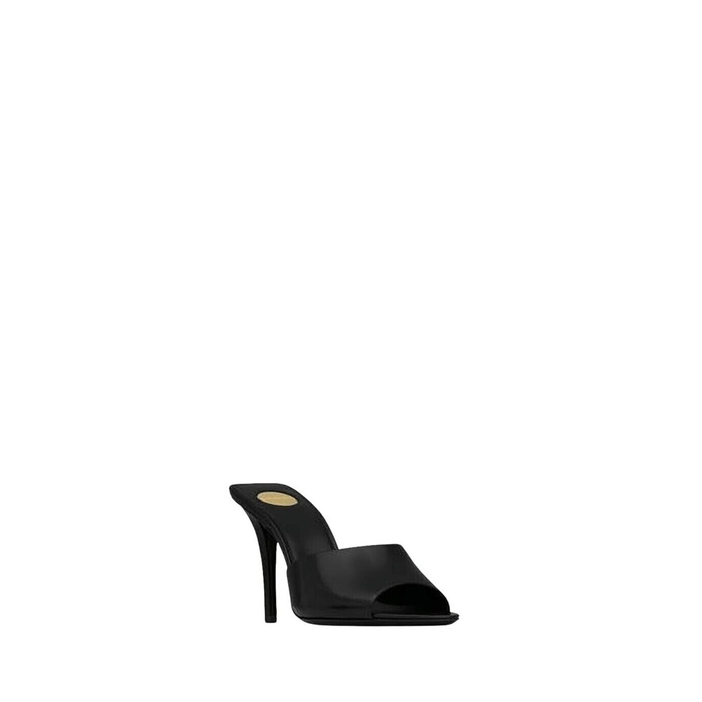 SAINT LAURENT High-Heeled Mules with Pointed Toe - Picture 2 of 3